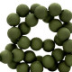 Acryl kralen mat rond 4mm Sacramento green